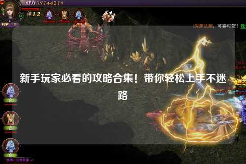 新手玩家必看的攻略合集！带你轻松上手不迷路