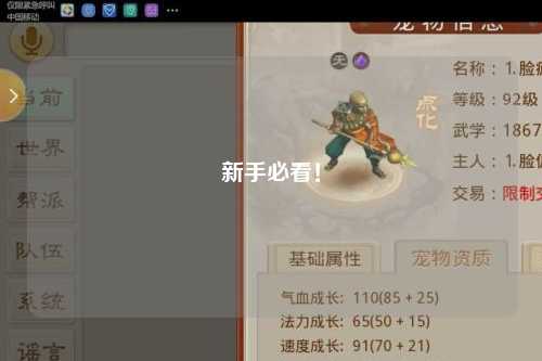 新手必看！