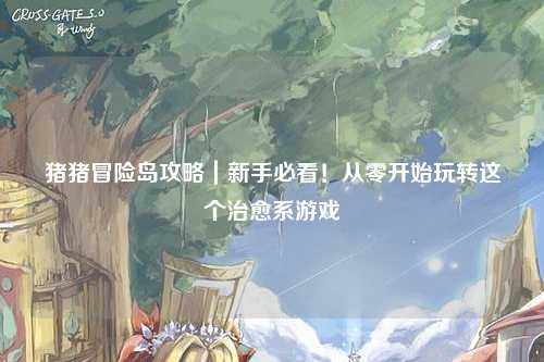 猪猪冒险岛攻略｜新手必看！从零开始玩转这个治愈系游戏